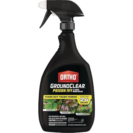 Ortho GroundClear 24 Oz. Ready To Use Trigger Spray Poison Ivy & Tough Brush Killer 0476105